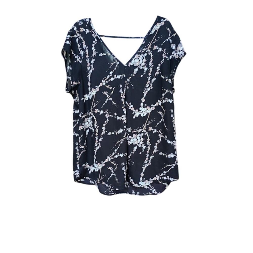 DR2 by Daniel Rainn Floral Pullover Top Size M